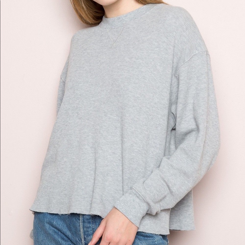 brandy melville gray lila thermal